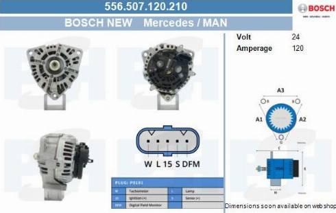 PSH 556.507.120.210 - Alternatore autozon.pro