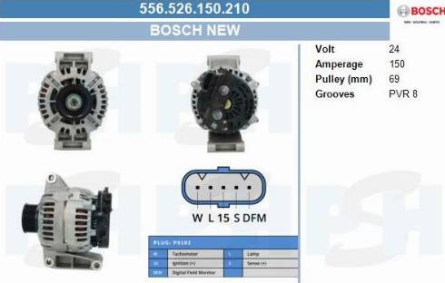 PSH 556.526.150.210 - Alternatore autozon.pro