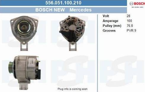 PSH 556.051.100.210 - Alternatore autozon.pro