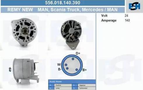 PSH 556.018.140.390 - Alternatore autozon.pro