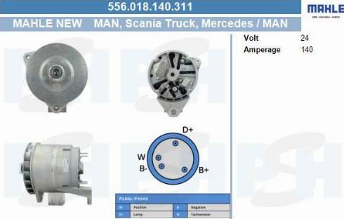 PSH 556.018.140.311 - Alternatore autozon.pro