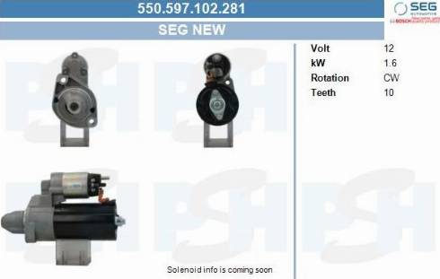 PSH 550.597.102.281 - Motorino d'avviamento autozon.pro