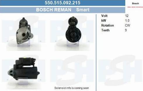 PSH 550.515.092.215 - Motorino d'avviamento autozon.pro