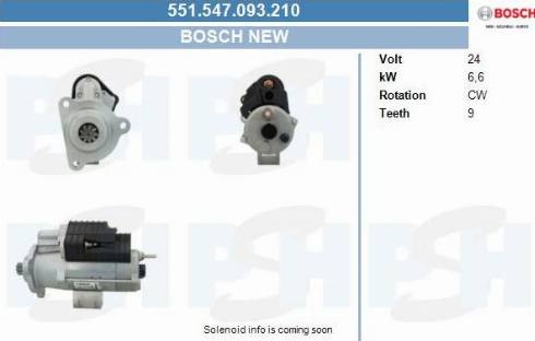 PSH 551.547.093.210 - Motorino d'avviamento autozon.pro