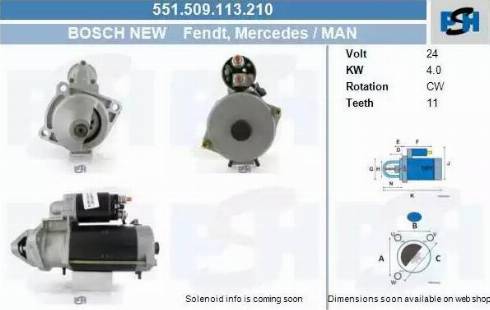 PSH 551.509.113.210 - Motorino d'avviamento autozon.pro