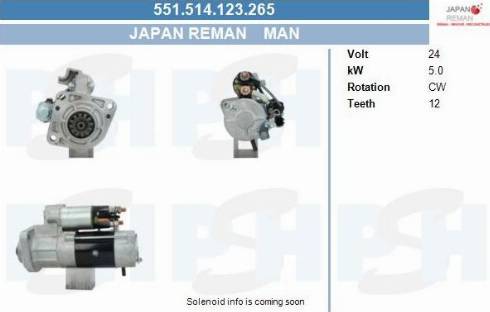 PSH 551.514.123.265 - Motorino d'avviamento autozon.pro