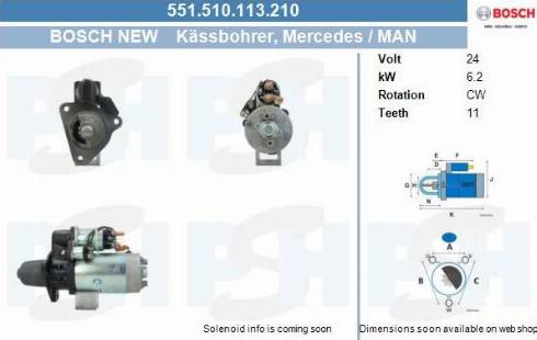 PSH 551.510.113.210 - Motorino d'avviamento autozon.pro