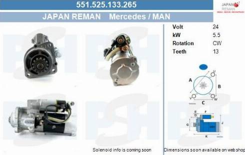 PSH 551.525.133.265 - Motorino d'avviamento autozon.pro