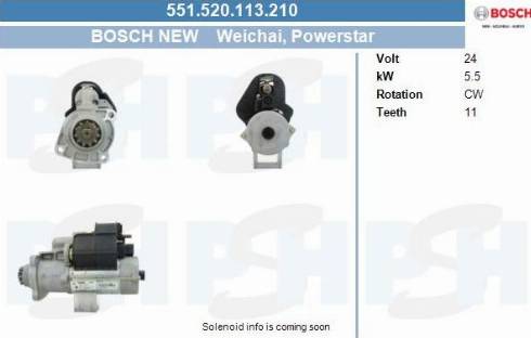 PSH 551.520.113.210 - Motorino d'avviamento autozon.pro