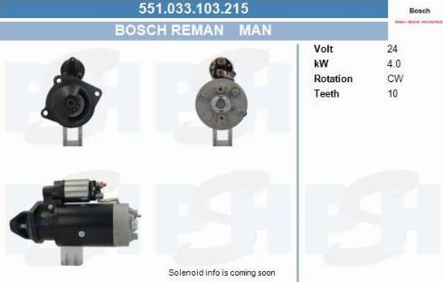 PSH 551.033.103.215 - Motorino d'avviamento autozon.pro