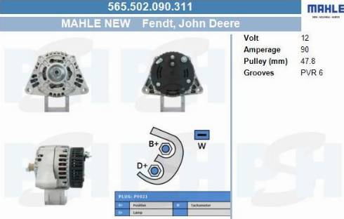 PSH 565.502.090.311 - Alternatore autozon.pro