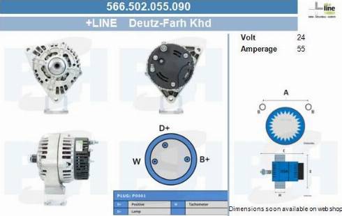 PSH 566.502.055.090 - Alternatore autozon.pro