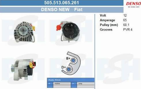 PSH 505.513.065.261 - Alternatore autozon.pro