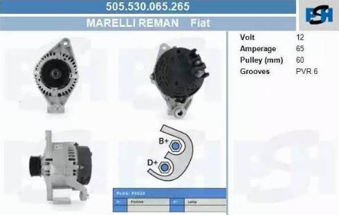 PSH 505.530.065.265 - Alternatore autozon.pro