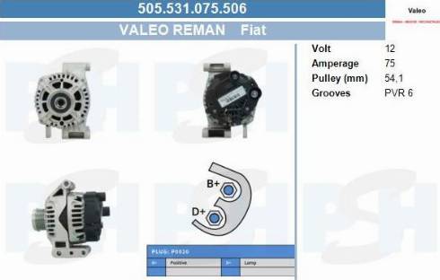 PSH 505.531.075.506 - Alternatore autozon.pro