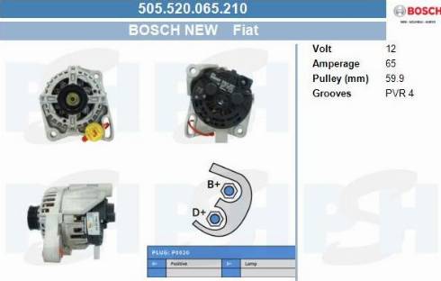 PSH 505.520.065.210 - Alternatore autozon.pro