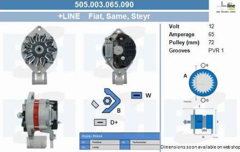 PSH 505.003.065.090 - Alternatore autozon.pro