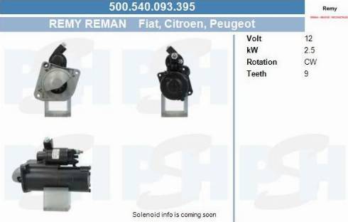 PSH 500.540.093.395 - Motorino d'avviamento autozon.pro