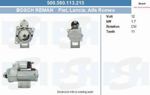 PSH 500.560.113.215 - Motorino d'avviamento autozon.pro