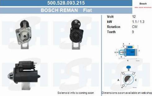 PSH 500.528.093.215 - Motorino d'avviamento autozon.pro