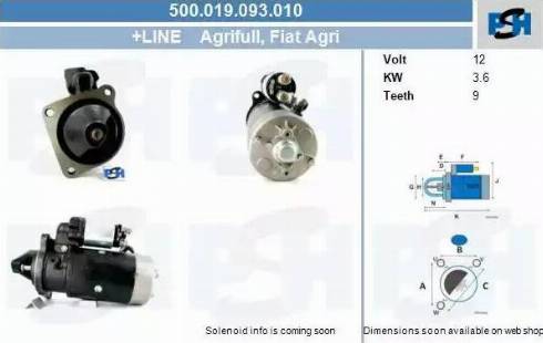 PSH 500.019.093.010 - Motorino d'avviamento autozon.pro