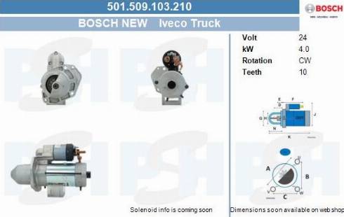 PSH 501.509.103.210 - Motorino d'avviamento autozon.pro