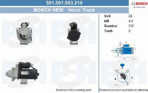 PSH 501.501.093.210 - Motorino d'avviamento autozon.pro