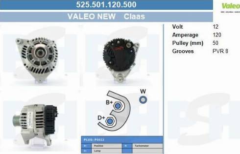 PSH 525.501.120.500 - Alternatore autozon.pro