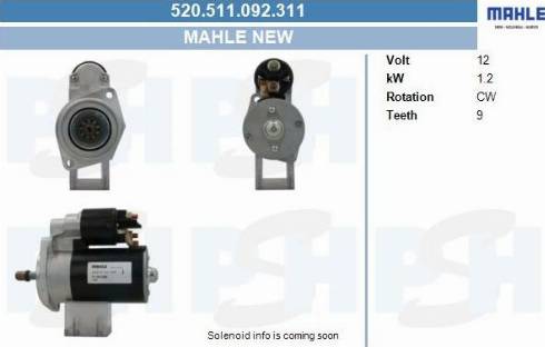 PSH 520.511.092.311 - Motorino d'avviamento autozon.pro