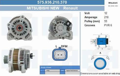 PSH 575.936.210.370 - Alternatore autozon.pro