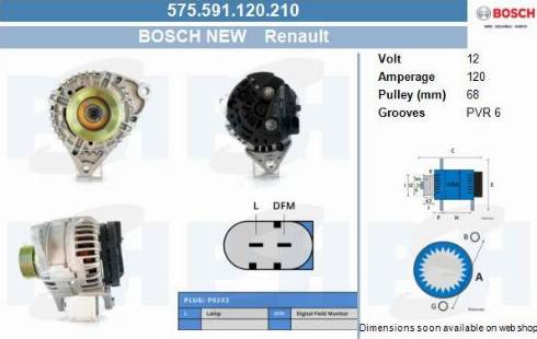 PSH 575.591.120.210 - Alternatore autozon.pro