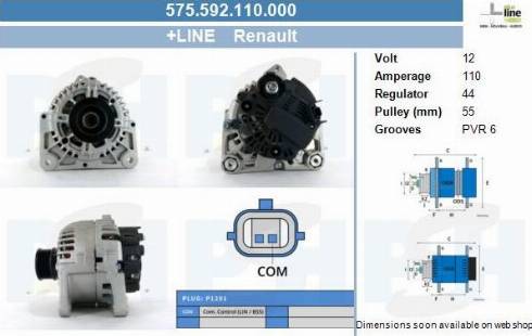 PSH 575.592.110.000 - Alternatore autozon.pro