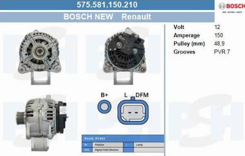 PSH 575.581.150.210 - Alternatore autozon.pro