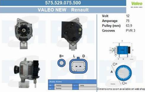 PSH 575.529.075.500 - Alternatore autozon.pro