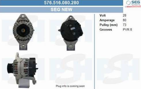 PSH 576.516.080.280 - Alternatore autozon.pro