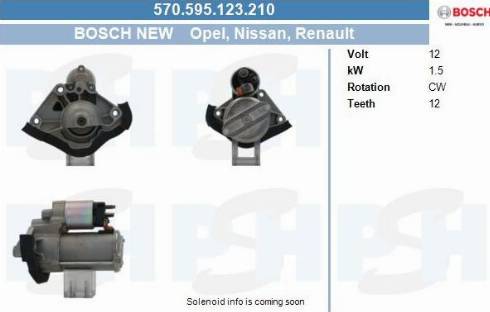 PSH 570.595.123.210 - Motorino d'avviamento autozon.pro