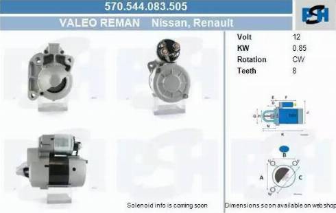 PSH 570.544.083.505 - Motorino d'avviamento autozon.pro