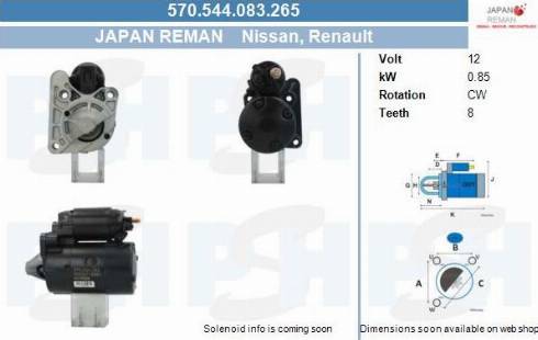 PSH 570.544.083.265 - Motorino d'avviamento autozon.pro