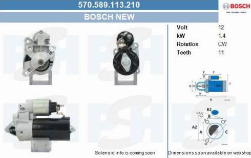 PSH 570.589.113.210 - Motorino d'avviamento autozon.pro