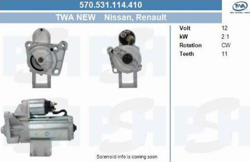 PSH 570.531.114.410 - Motorino d'avviamento autozon.pro