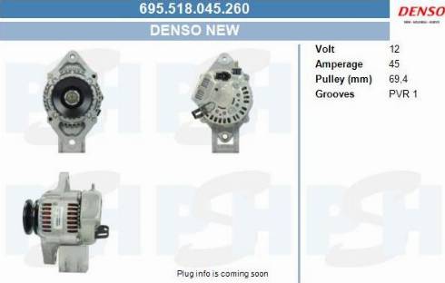 PSH 695.518.045.260 - Alternatore autozon.pro