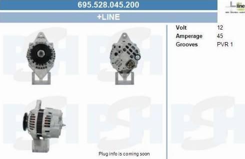 PSH 695.528.045.200 - Alternatore autozon.pro