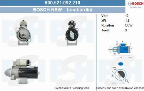 PSH 690.521.092.210 - Motorino d'avviamento autozon.pro