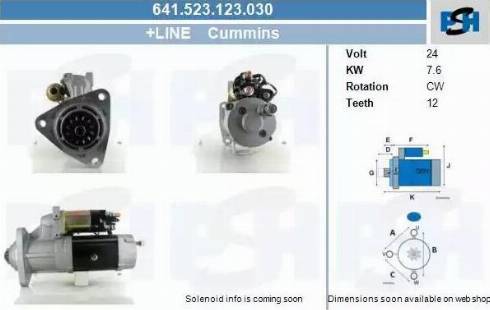 PSH 641.523.123.030 - Motorino d'avviamento autozon.pro