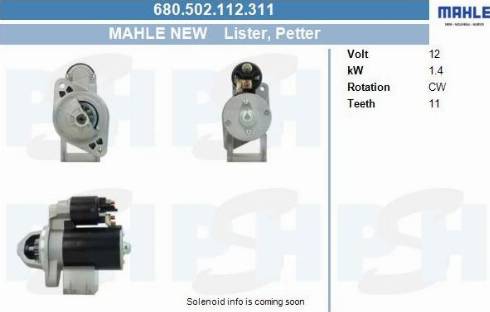 PSH 680.502.112.311 - Motorino d'avviamento autozon.pro