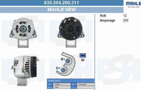 PSH 635.504.200.311 - Alternatore autozon.pro