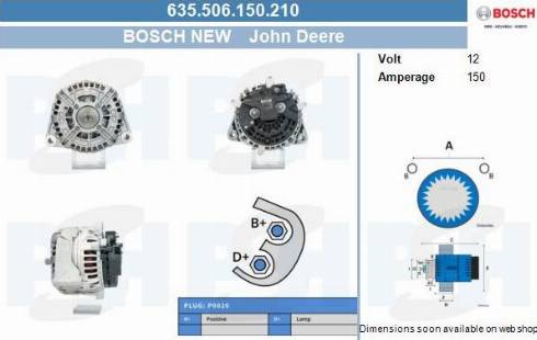 PSH 635.506.150.210 - Alternatore autozon.pro