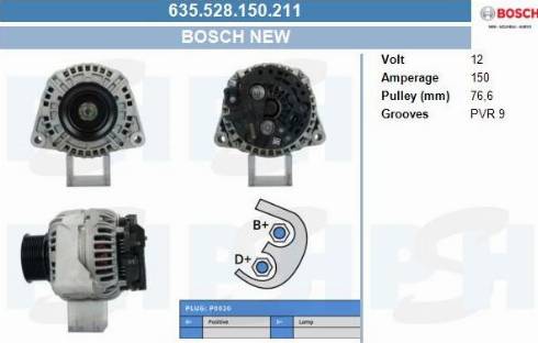 PSH 635.528.150.211 - Alternatore autozon.pro