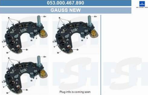 PSH 053.000.467.890 - Raddrizzatore, Alternatore autozon.pro