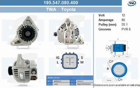 PSH 195.547.080.400 - Alternatore autozon.pro